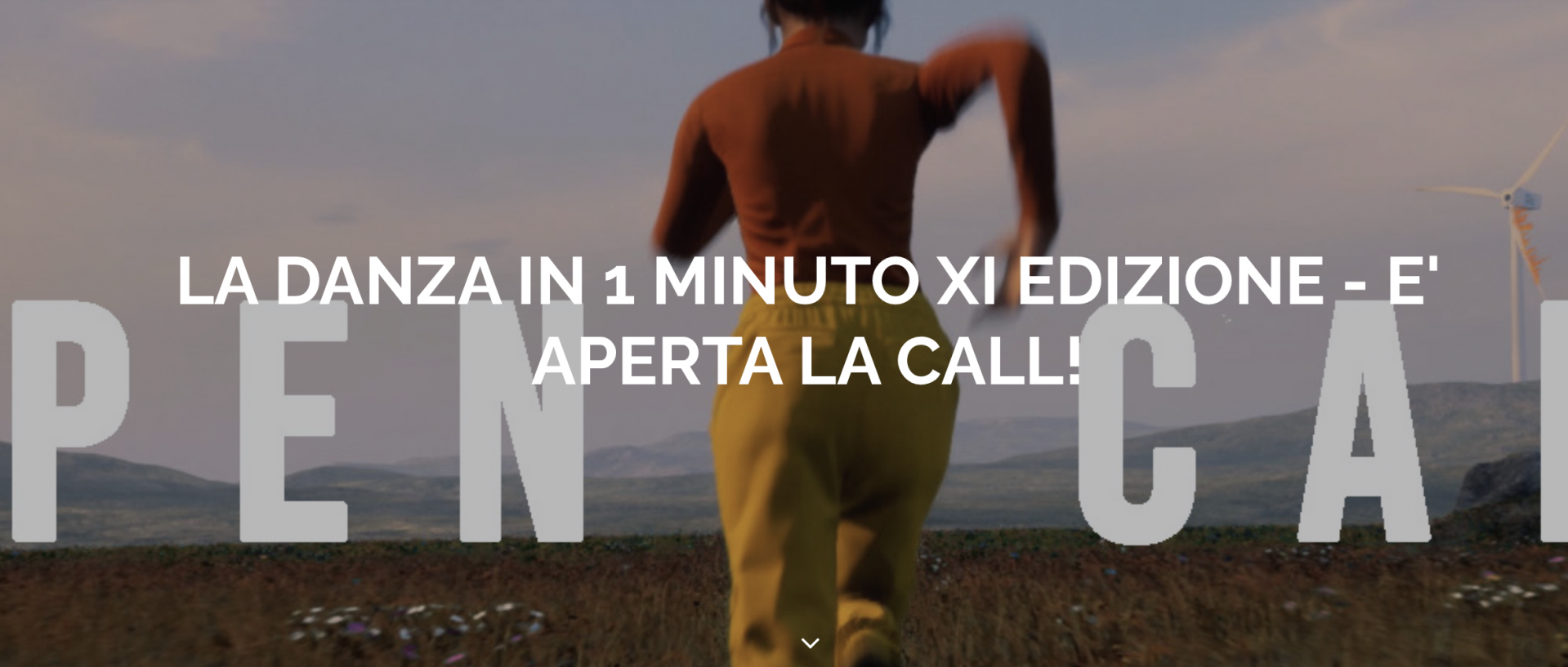 LA DANZA IN 1 MINUTO [OPEN CALL]